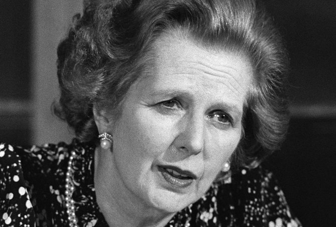 AFP/„Scanpix“ nuotr./Margaret Thatcher 1984 metais