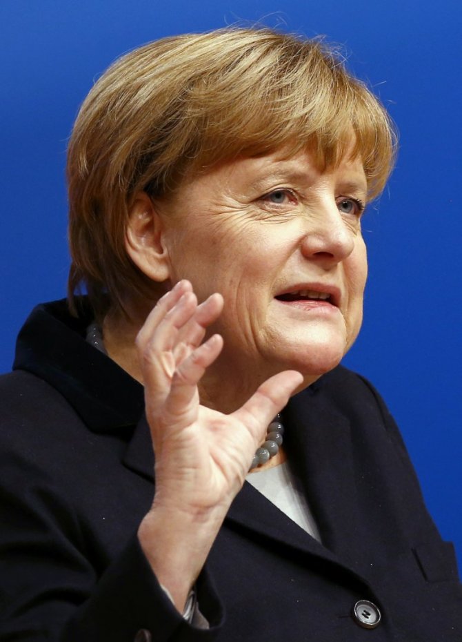 „Reuters“/„Scanpix“ nuotr./Vokietijos Krikščionių demokratų sąjungos suvažiavimas