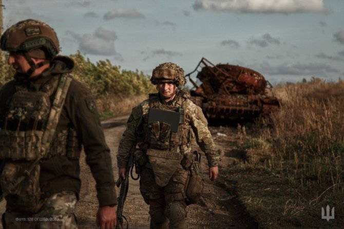 Ukrainos ginkluotųjų pajėgų generalinis štabas/ „Facebook“/Ukrainos kariai