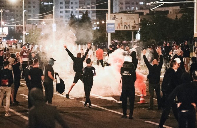 Photographers against nuotr./Baltarusijos fotografai dalinasi vaizdais iš protestų jų šalyje