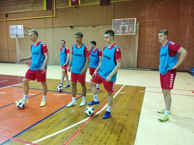 nuotr. LFF/Futsal rinktinės kandidatai