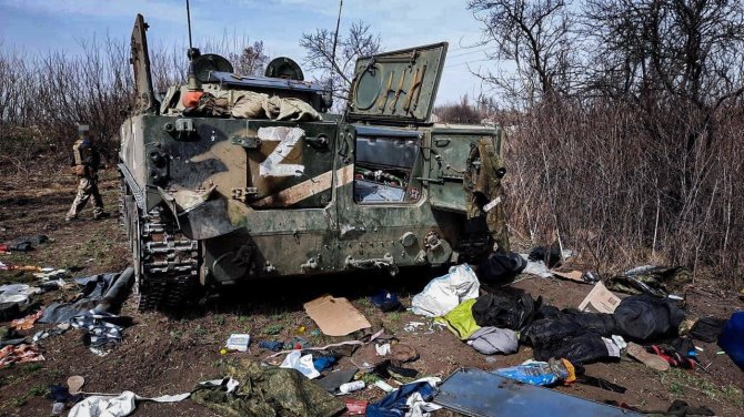 Ukrainos pajėgos Donecko srityje sunaikino čečėnų kilmės Rusijos karių būrį