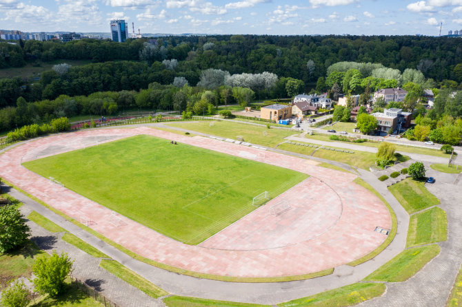 Juliaus Kalinsko / 15min nuotr./Buvęs LEU stadionas Vilniuje, Žvėryne