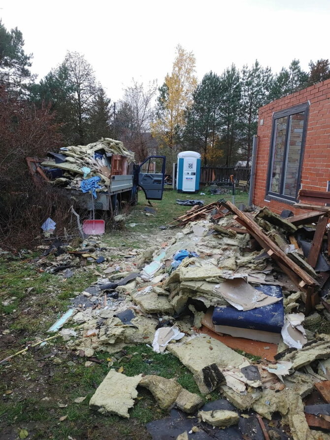 Asmeninė nuotr./Anksčiau namai buvo virtę landyne