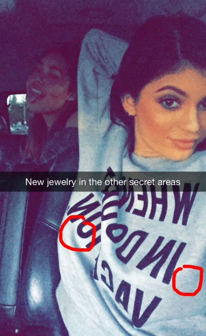 Snapchat nuotr./Kylie Jenner