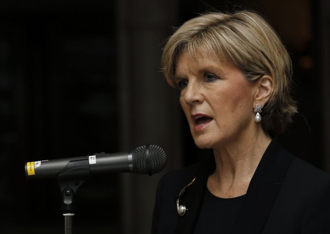 „Reuters“/„Scanpix“ nuotr./Australijos užsienio reikalų ministrė Julie Bishop