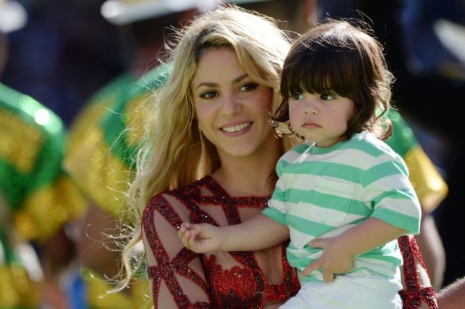 „Scanpix“/„SIPA“ nuotr./Shakira su sūnumi Milanu