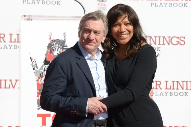 AFP/„Scanpix“ nuotr./Robertas De Niro su žmona Grace Hightower