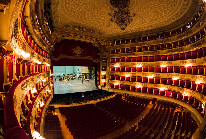 Shutterstock.com nuotr./La Scala operos teatras, Italija