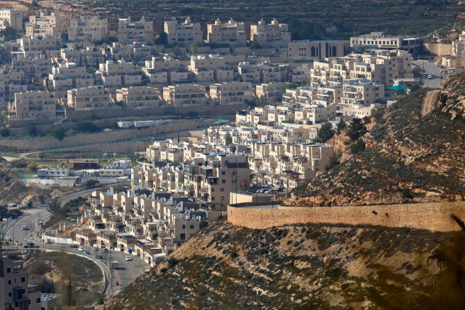 Izraelio nausėdija / AHMAD GHARABLI / AFP