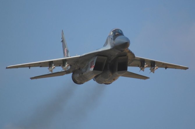 Alvydo Tamošiūno nuotr./Naikintuvas MIG-29