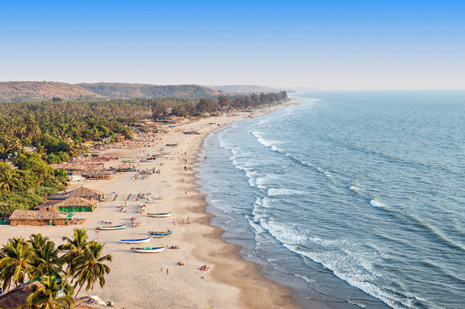 Shutterstock.com nuotr./Paplūdimys Goa regione