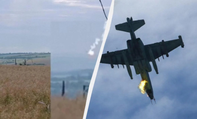 15min koliažas/Rusijos karo lėktuvas Su-25