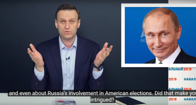 „Youtube.com“ stop kadras/Aleksejus Navalnas