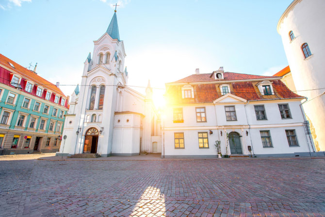 Vida Press nuotr./Romos katalikų bažnyčia Latvijoje