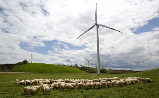 „Reuters“/„Scanpix“ nuotr./Vėjo turbinos