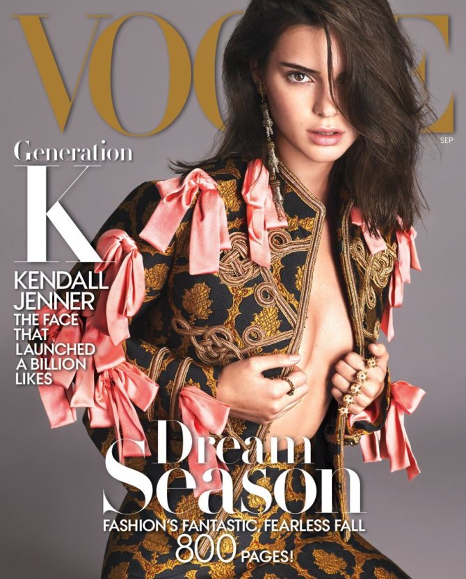 „Vogue“ nuotr./Kendall Jenner