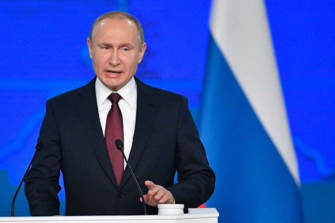 AFP/„Scanpix“ nuotr./Vladimiras Putinas