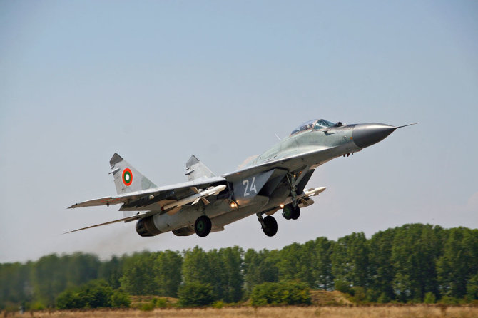 Wikipedia.org nuotr./Bulgarijos karinių oro pajėgų naikintuvas MiG-29