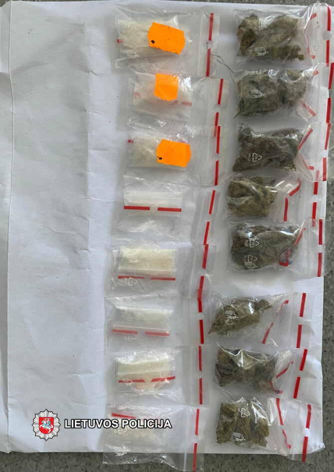 Jurbarko policijos nuotr./Narkotikai