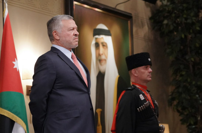 AFP/„Scanpix“ nuotr./Jordanijos karalius Abdullah II (kairėje)