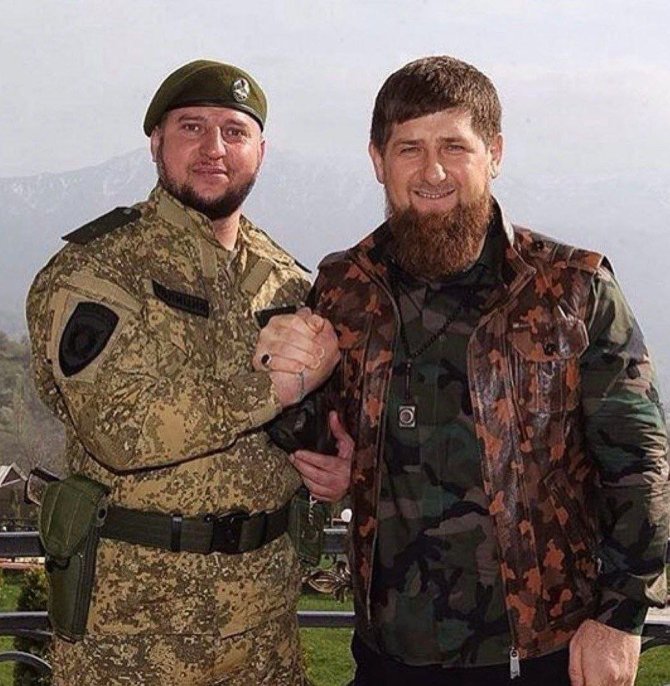 „Agentstvo“ nuotr./Aptas Alaudinovas ir Ramzanas Kadyrovas