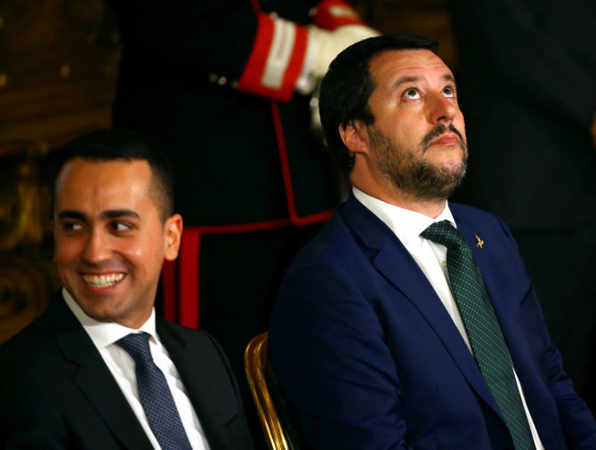 Reuters/Scanpix foto/Luigi Di Maio e Matteo Salvini