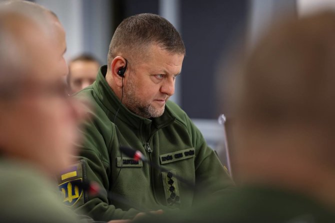 Ukrainos ginkluotųjų pajėgų vadas Valerijus Zalužnas/ „Telegram“/Ukrainos ginkluotųjų pajėgų vadas Valerijus Zalužnas