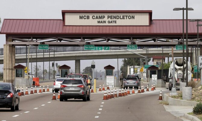 „Camp Pendleton“ nuotr./JAV karinių jūrų pajėgų bazė „Camp Pendleton“