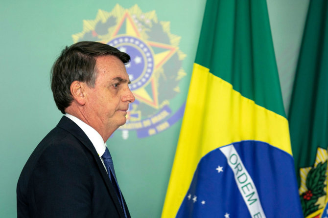 AFP/„Scanpix“ nuotr./Jairas Bolsonaro