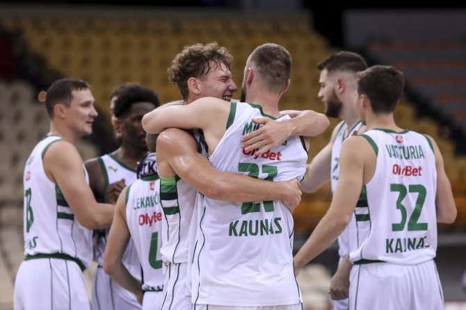 Getty Images/Euroleague.net nuotr./Rokas Jokubaitis ir Artūras Milaknis