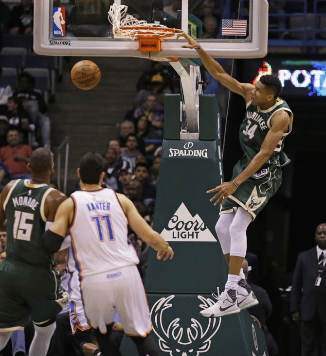 AFP/„Scanpix“ nuotr./Giannis Antetokounmpo