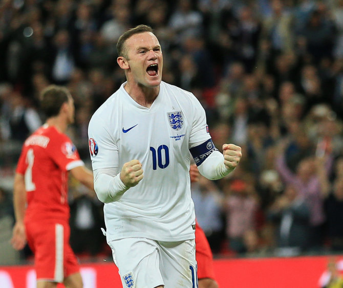 „Scanpix“/„SIPA“ nuotr./Daug kritikuojamas Wayne'as Rooney yra rezultatyviausias anglų žaidėjas