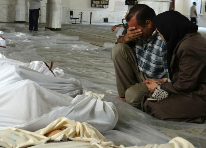 AFP/„Scanpix“ nuotr./Sirija po cheminės atakos 2013 metų rugpjūtį