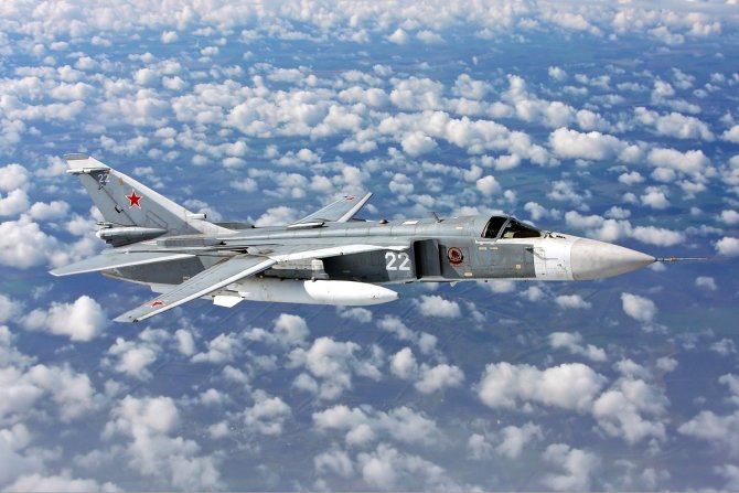 „Wikimedia Commons“ nuotr./Rusijos karo lėktuvas Su-24