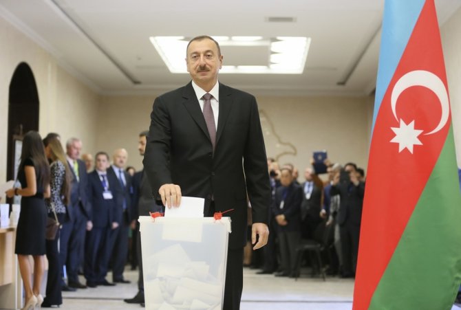 „Reuters“/„Scanpix“ nuotr./Azerbaidžano prezidentas Ilhamas Aliyevas