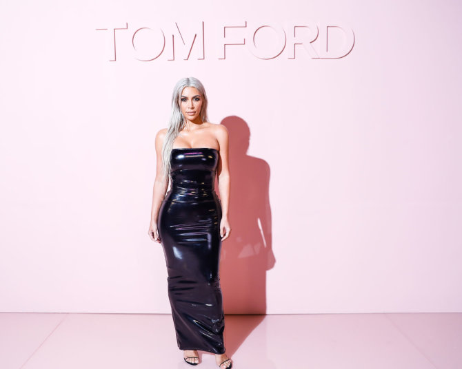 Vida Press nuotr./Kim Kardashian Tomo Fordo kolekcijos pristatyme
