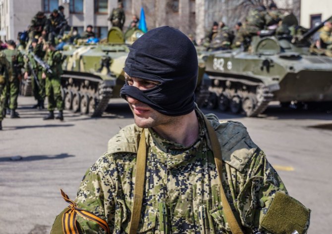 „Scanpix“ nuotr./Rusų karys Ukrainoje