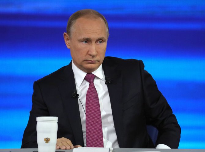 „Scanpix“/AP nuotr./Kasmetinis V.Putino klausimų ir atsakymų maratonas