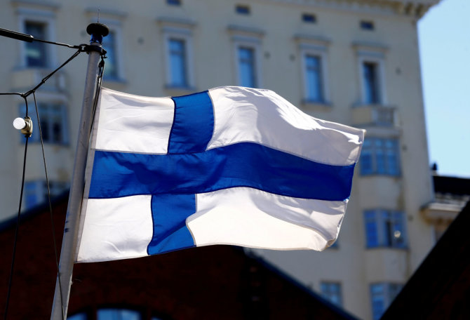„Reuters“/„Scanpix“ nuotr./Suomijos vėliava