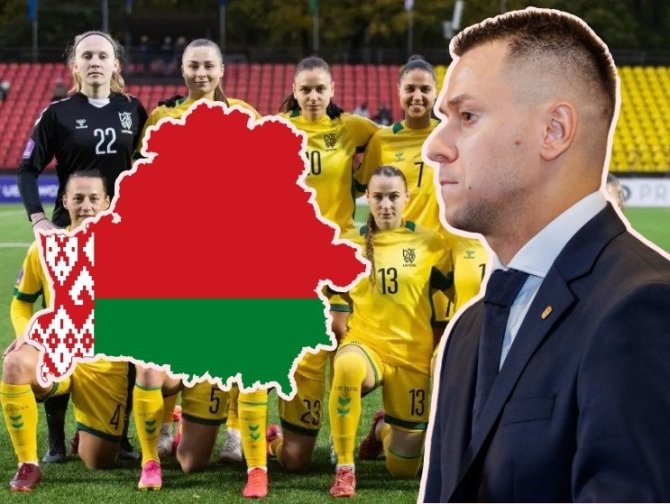 15min koliažas/Lietuvos moterų futbolo rinktinė ir Edgaras Stankevičius