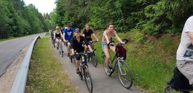 Organizatorių nuotr./Dviračių žygis ir nakvynė Raudonės pilyje – įspūdingas maršrutas ir iš naujo atrastos vietos