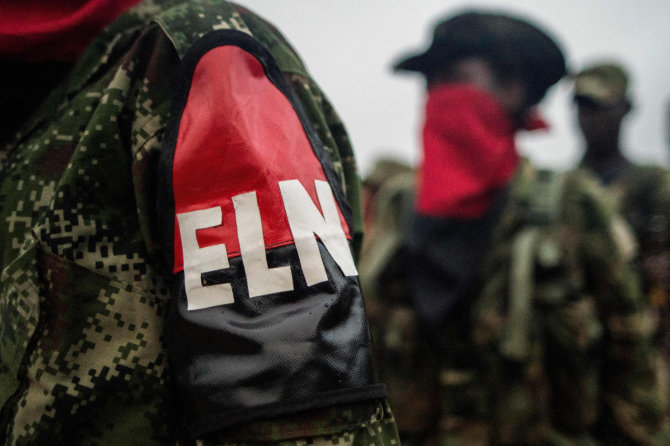 AFP/„Scanpix“ nuotr./Kolumbijos ELN sukilėliai