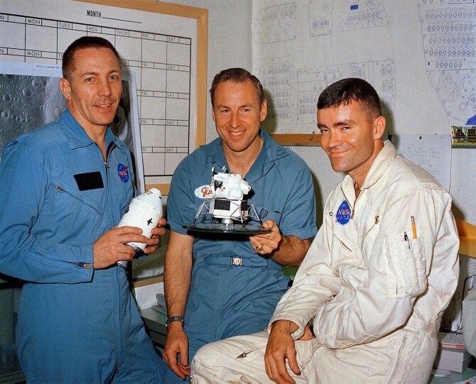 „Wikimedia Commons“ nuotr./„Apollo 13“ misijos komanda