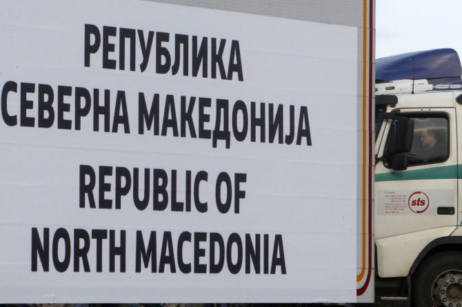 „Scanpix“/AP nuotr./Makedonija oficialiai virto Šiaurės Makedonija