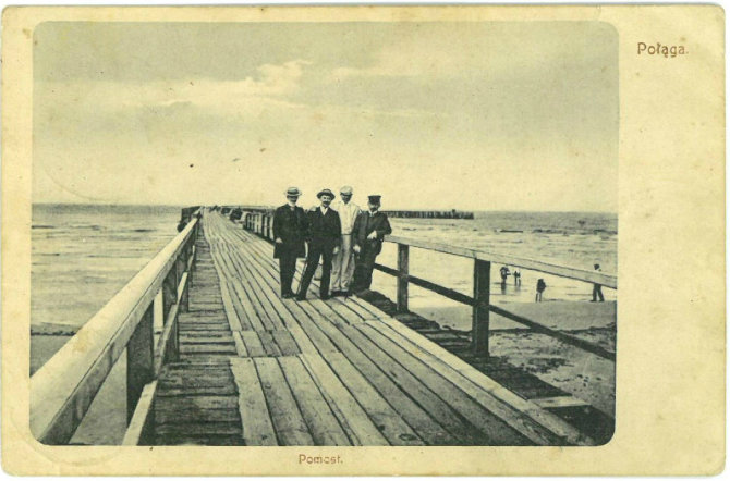 Palangos Tiltas 1904 m. Palangos kurorto muziejaus nuotr. iš P.Žulkaus kolekcijos