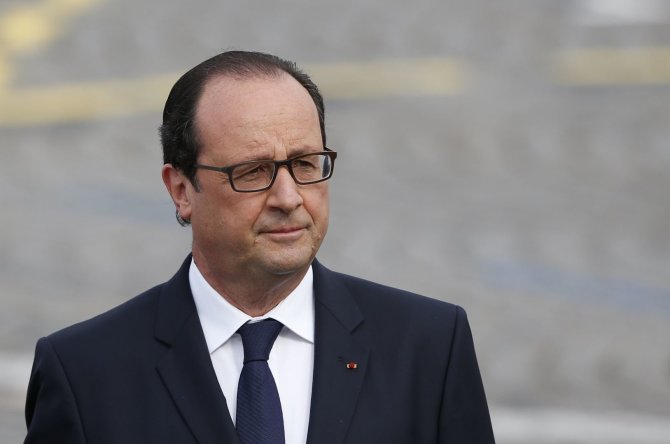 „Reuters“/„Scanpix“ nuotr./Prancūzijos prezidentas Francois Hollande‘as