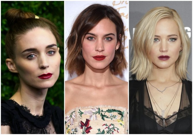 Vida Press nuotr./Rooney Mara, Alexa Chung, Jennifer Lawrence