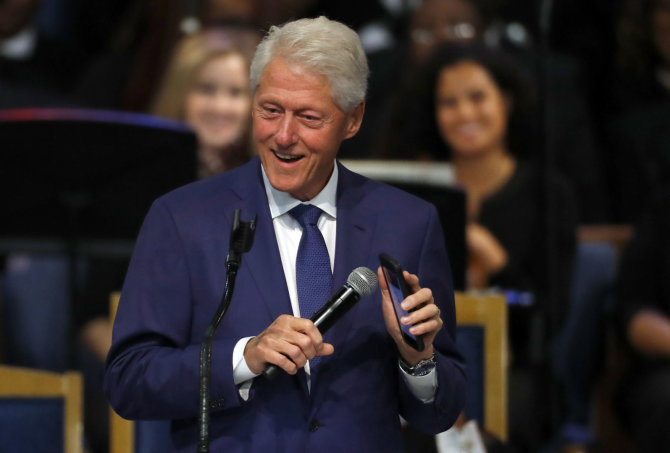 „Scanpix“ nuotr./Billas Clintonas