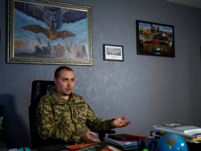 „Reuters“/„Scanpix“/Ukrainos gynybos žvalgybos vadovas Kyrylo Budanovas